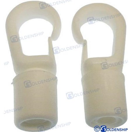 GANCHO MOSQUETON BLANCO 8 MM (2)