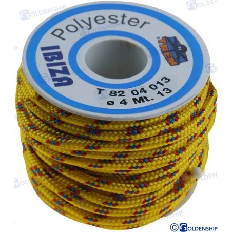 CARRETE "IBIZA"  2,5 MM  AMARILLO