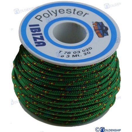 CARRETE "IBIZA"  2,5 MM  VERDE