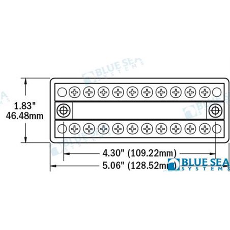 PLACA CONEXION DOBLE 100A 10 CIRCUITOS