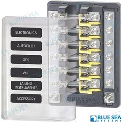 PANEL 6 FUSIBLES C/TOMA TIERRA