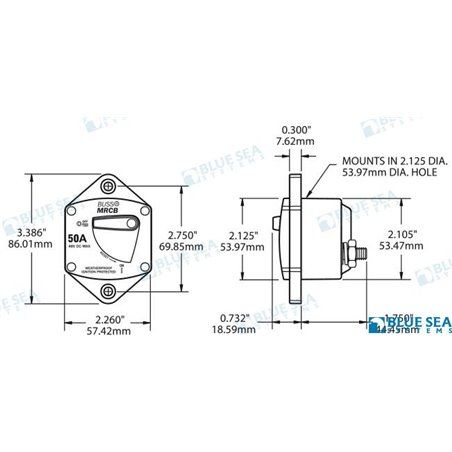 INTERRUPTOR AUTOMATICO TERMICO  60A