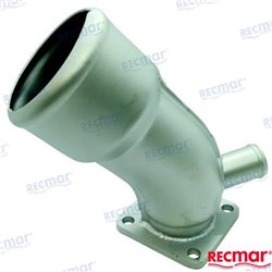 CODO ESCAPE YANMAR 3JH/4JH SERIES INOX