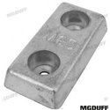ANODO PLACA ZINC 4,4 KG