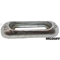 ANODO PLACA ZINC 1,4 KG M10