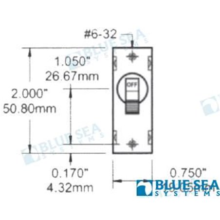INTERRUPTOR MAGNETICO 10A  BL.