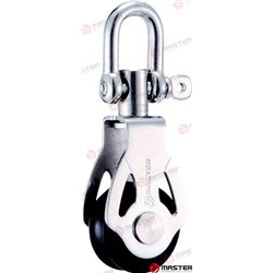 POLEA SIMPLE GIRATORIA 22MM