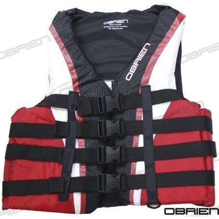 CHALECO 4B PRO NYLON ROJO - M