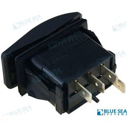 INTERRUTTORE LUCE On-Off-On Negro