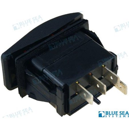 INTERRUTTORE LUCE On-Off-On Negro