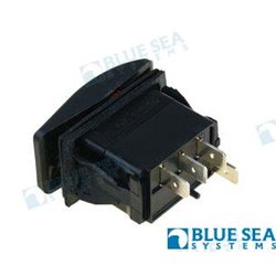 INTERRUTTORE LUCE(On)-Off-On Negro