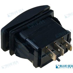 INTERRUTTORE LUCE (On)-Off-(On) Negro