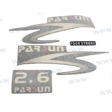 TOP COWLING STICKER FOR 2.6HP